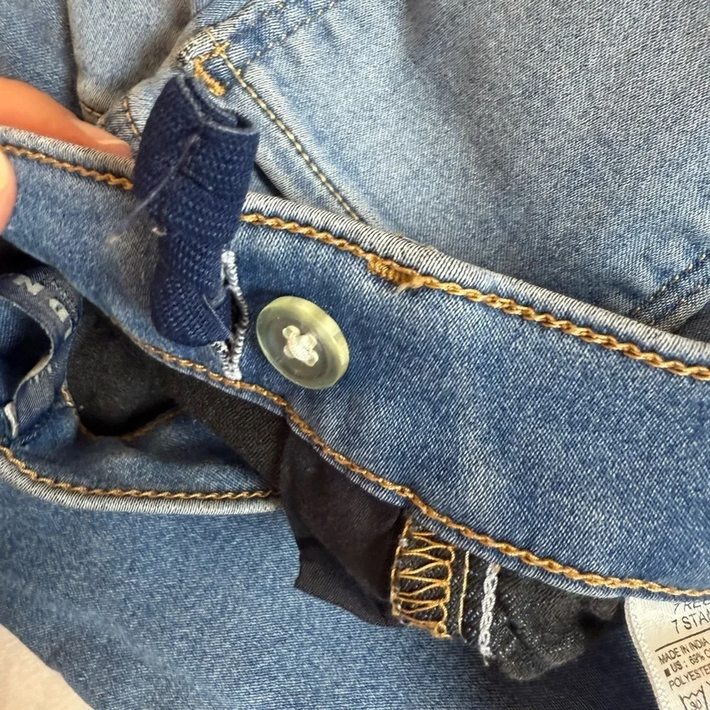 Old Navy Girls Ballerina Skinny Jeans - Medium Blue with Adjustable Waistband